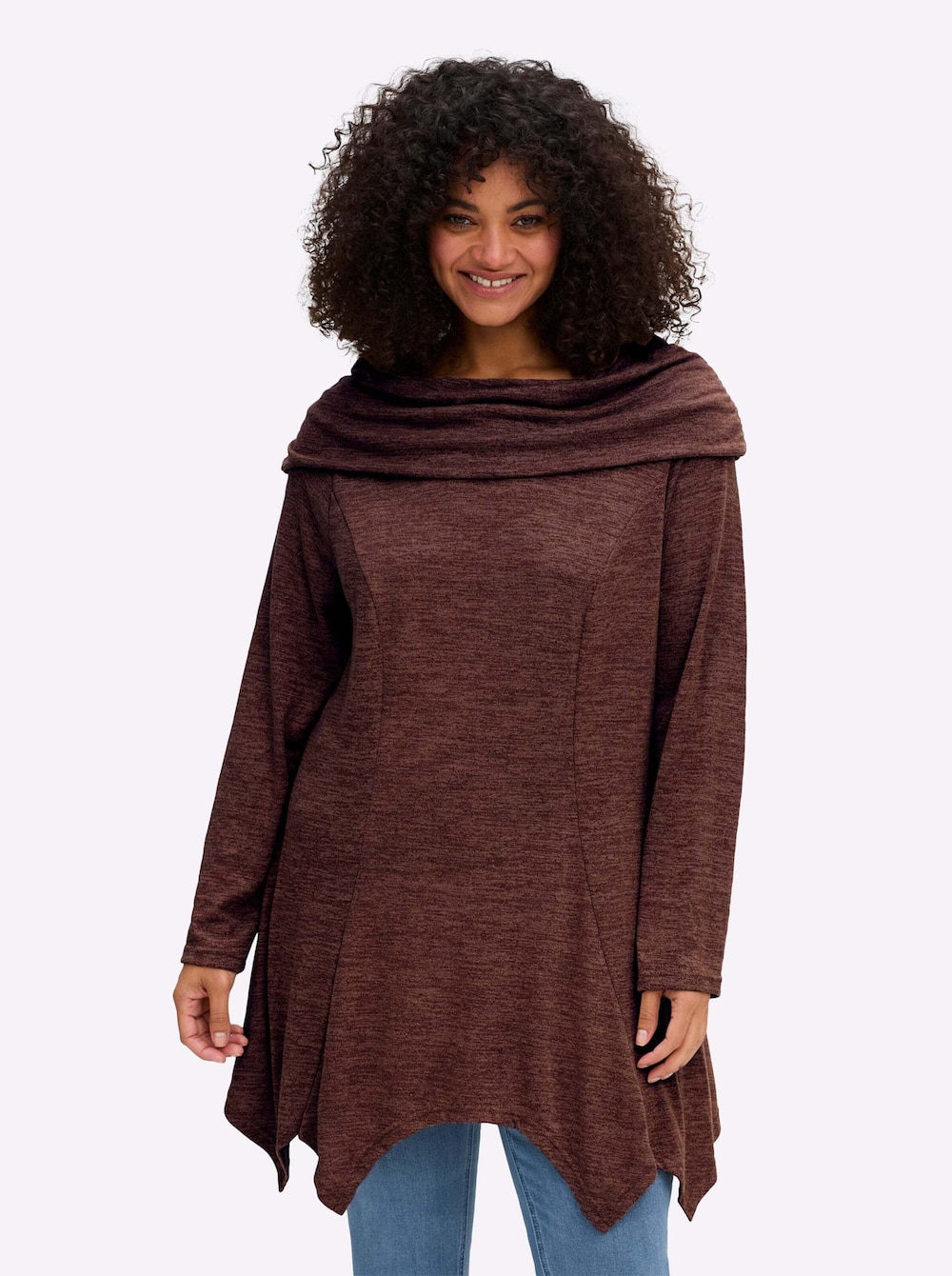 Sweatshirt Langarm Rollkragen