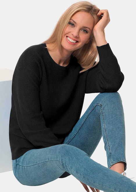 Kaschmirpullover mit Rundhals