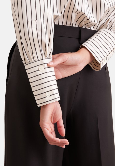 Damen Ausgestellte Bluse - Geometrische Muster