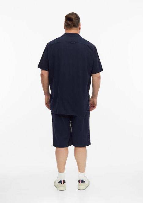 Strukturierte Bermuda Detroit / Relaxed Fit / Mid Rise