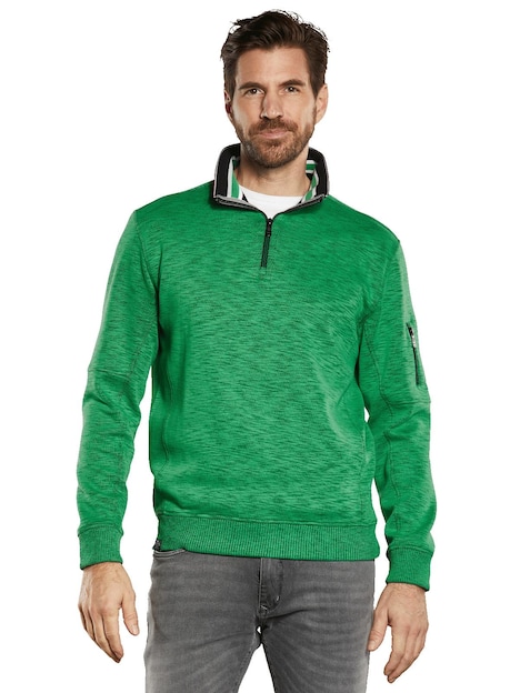 Sweatshirt mit Stehkragen