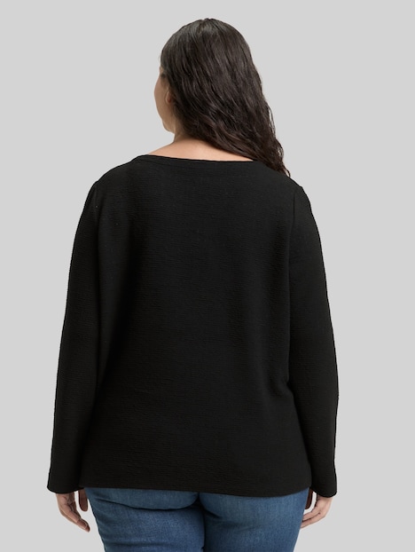Sweatshirt mit Glitzer-Effekt