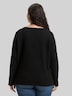 Sweatshirt mit Glitzer-Effekt