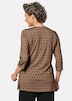 Figurschmeichelndes Drucktunika-Shirt
