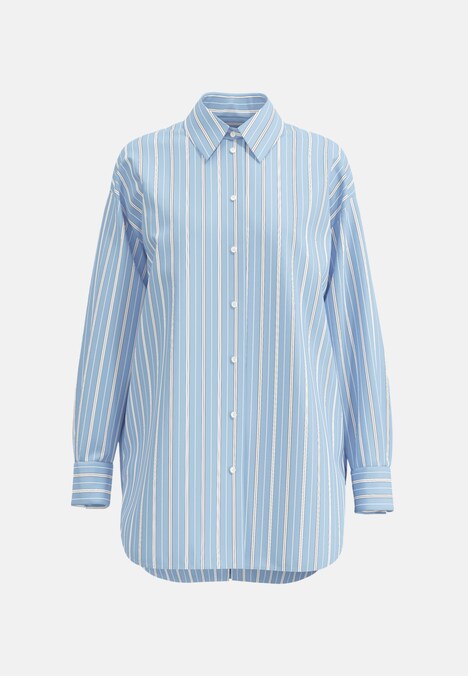 Damen Longbluse - Streifen