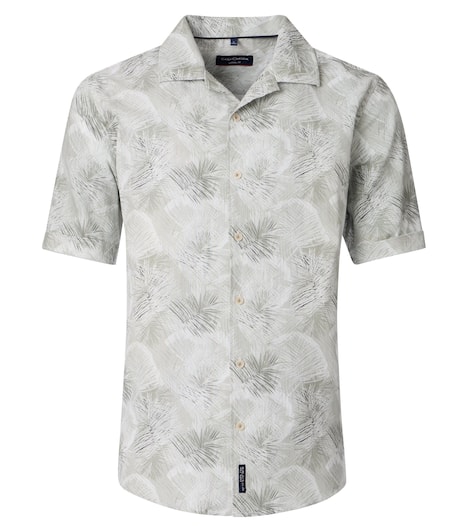 Freizeithemd Kurzarm Print Casual Fit