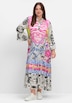 Maxikleid 3/4-Arm Sonstiges Muster