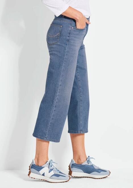 Bequeme Culotte in verkürzter Länge