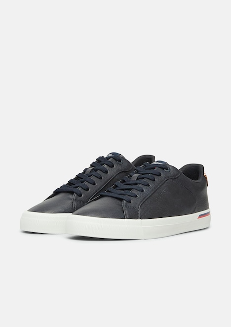 Sneaker in Leder-Optik
