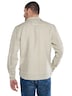 Herren Langarm-Hemd aus Leinen , Creme