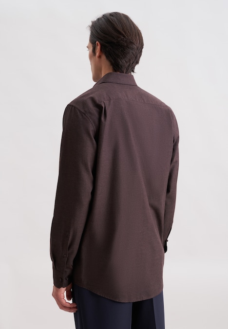 Herren Flanellhemd - Uni
