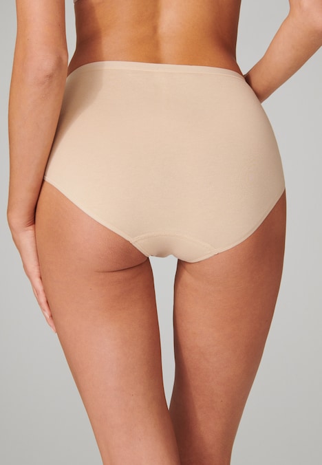 Schiesser Damen Slip 2-Pack 95/5 - 95/5 sahara