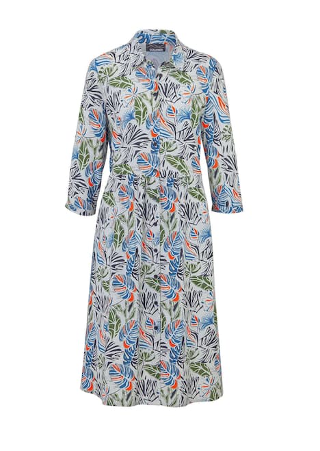 GOLDNER Jurk Blousejurk met overhemdkraag