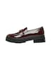 Loafer in Leder-Optik mit Lack-Finish