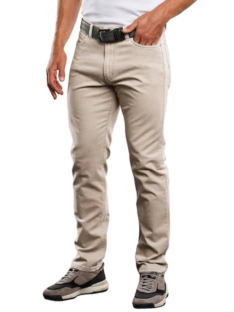 engbers Herren 5-Pocket-Hose regular , Sand