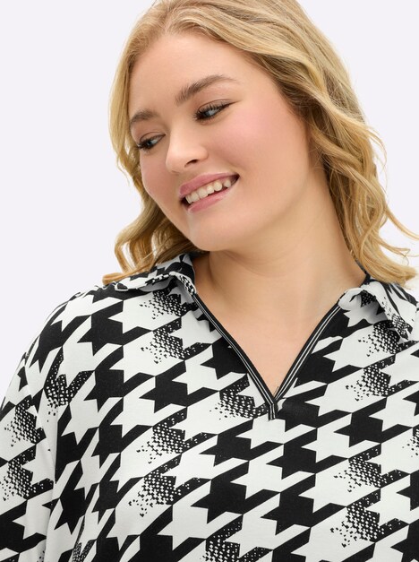 Poloshirt 3/4-Arm Mehrfarbig