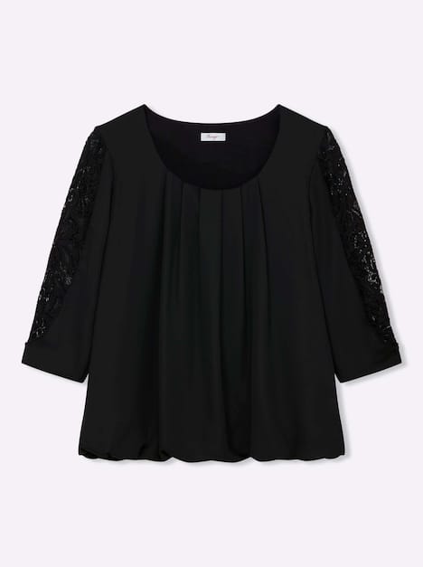 Tunika 3/4-Arm Ohne Kragen