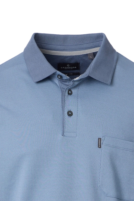 Polo-Shirt Langarm uni