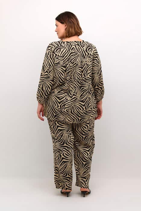 Langarm-Bluse Regular fit