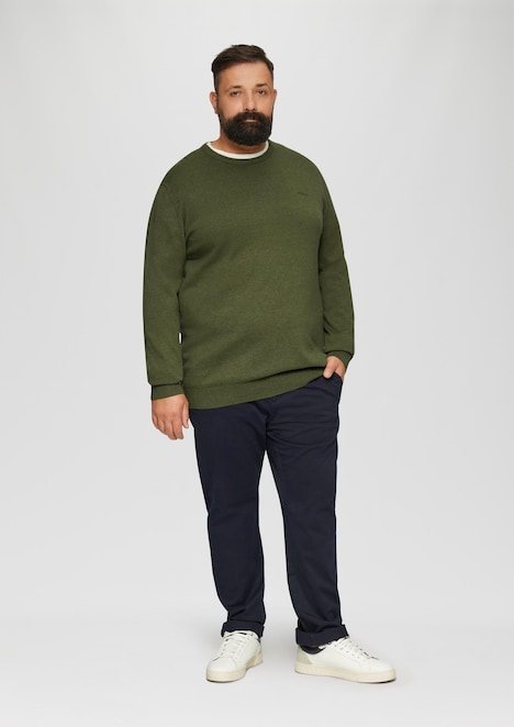 Strickpullover mit Crewneck
