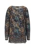 GOLDNER Longblouse Kleurrijk gedessineerde blouse met mooie details