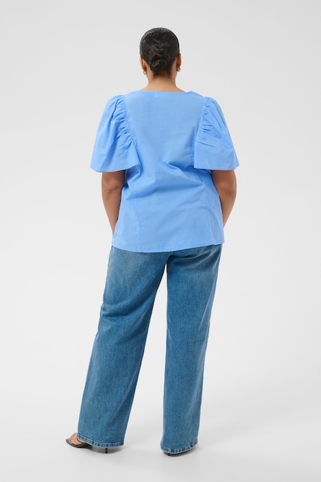 Kurzarm-Bluse Loose fit