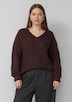 Strickpullover mit V-Ausschnitt