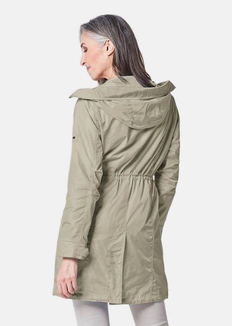Trendiger leichter Regen Parka aus funktionalem Material