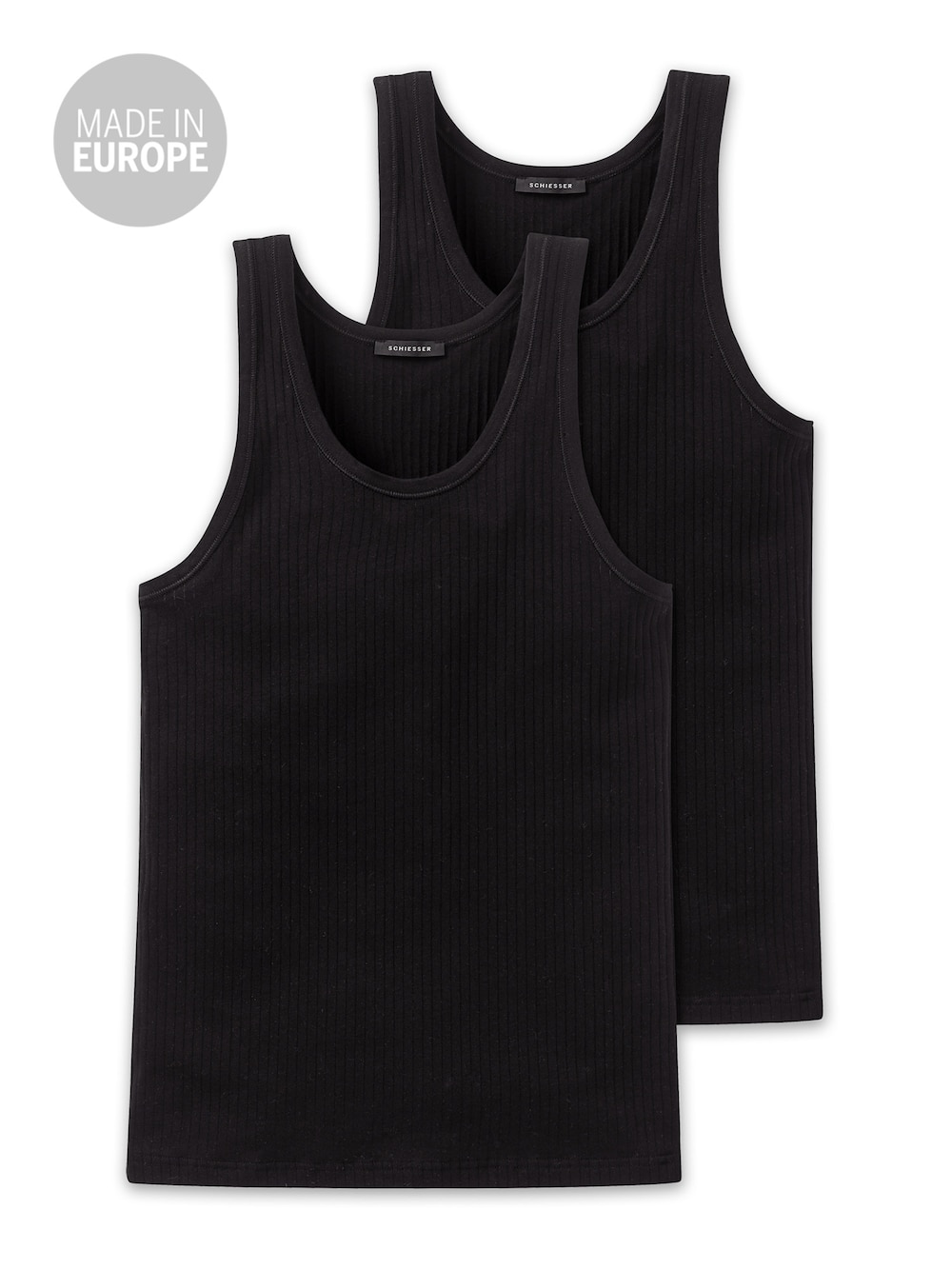 Schiesser Herren Unterhemd 2er-Pack Authentic