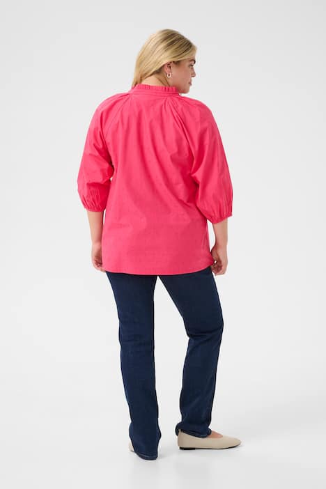 Langarm-Bluse Regular fit