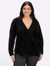 Langarm-Pullover Langarm-Pullover mit Flauschgarn Langarm