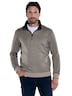 engbers Herren Sweatshirt mit Troyerkragen , Braunbeige