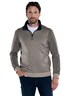 engbers Herren Sweatshirt mit Troyerkragen , Braunbeige