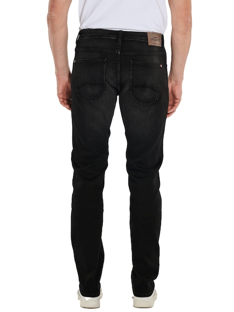 Herren Super-Stretch-Jeans slim fit , Schwarz