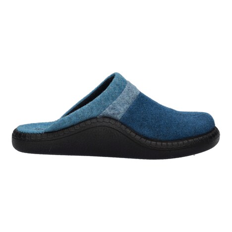 Damen Hausschuh Monaco D 06, türkis-multi