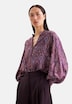 Damen Ausgestellte Bluse - Druck