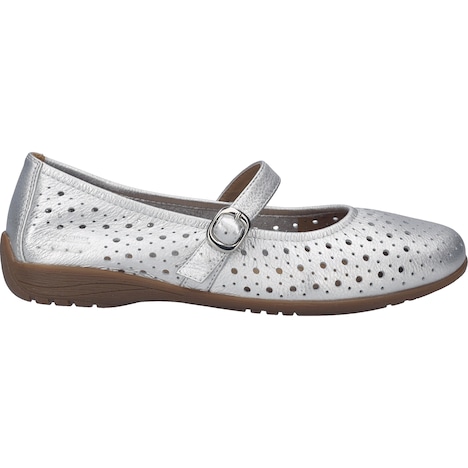 Damen Ballerina Fenja 41, silber