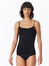 Schiesser Damen Spaghettitop 2-Pack Modal Essentials - schwarz