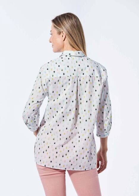 Bluse mit Hemdkragen