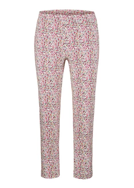 Elastische Druckhose LOUISA bunt