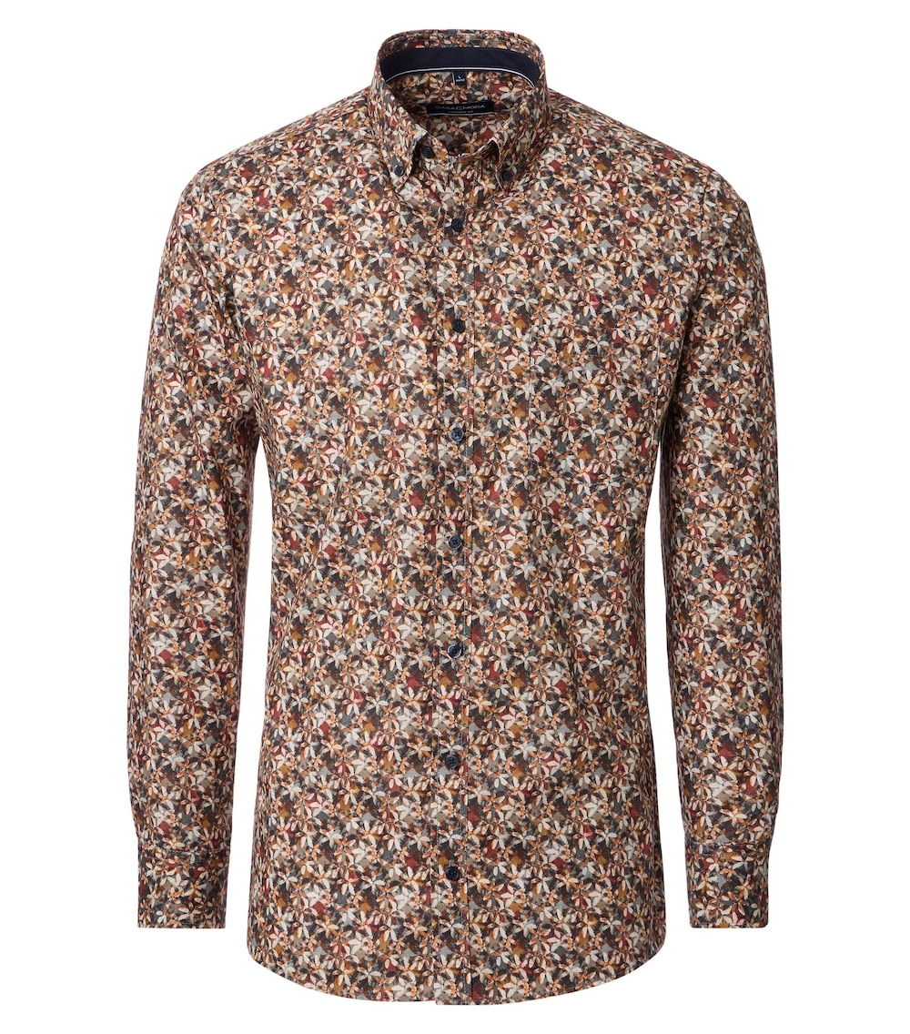 Freizeithemd Print Comfort Fit