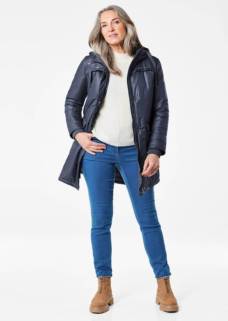 Sportiver Anorak mit Kapuze & Stepp