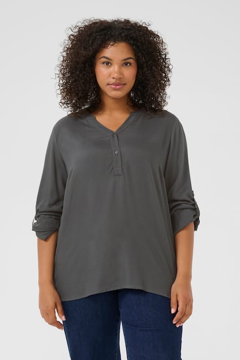 Langarm-Bluse Regular fit