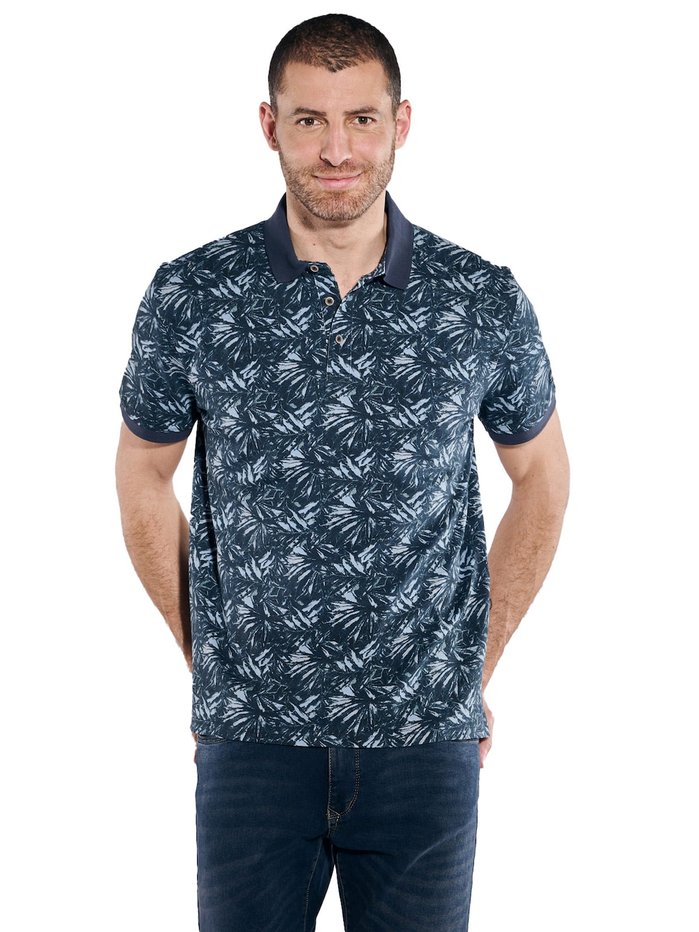 Polo-Shirt gemustert