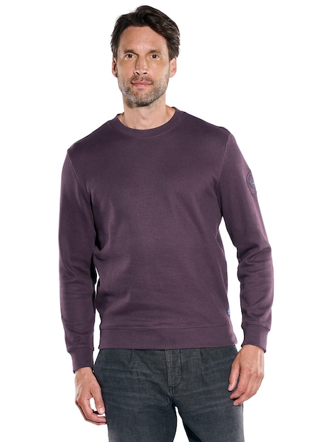 Herren Sweatshirt , Bordeaux