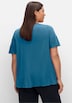 T-Shirt Kurzarm Uni Ohne Kragen