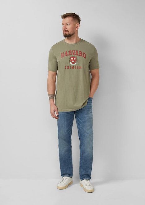 T-Shirt mit College-Artwork