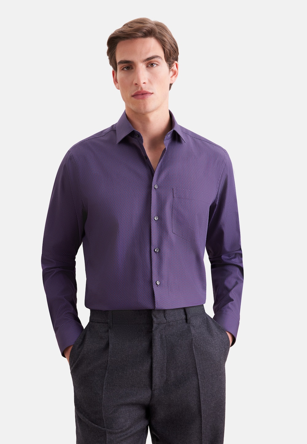 Herren Business Hemd - Druck