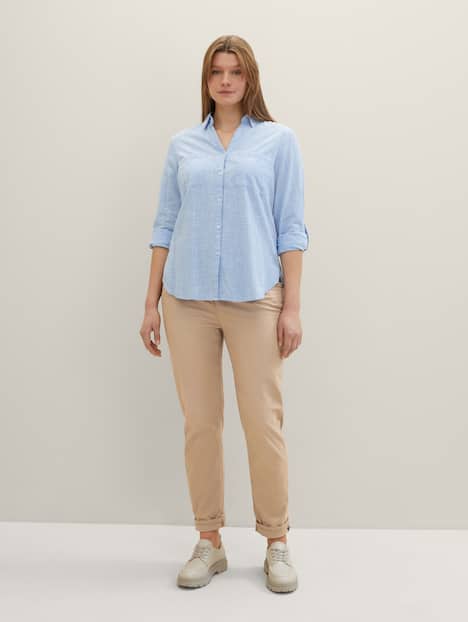 Bluse mit Brusttaschen