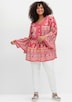 Longbluse Langarm Sonstiges Muster Ohne Kragen